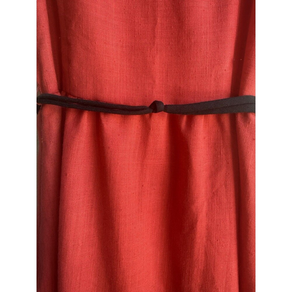 VTG Late 1960s 70’s Mod Colorblock Sundress Retro Hostess Midi Resort Dress - Picture 4 of 16